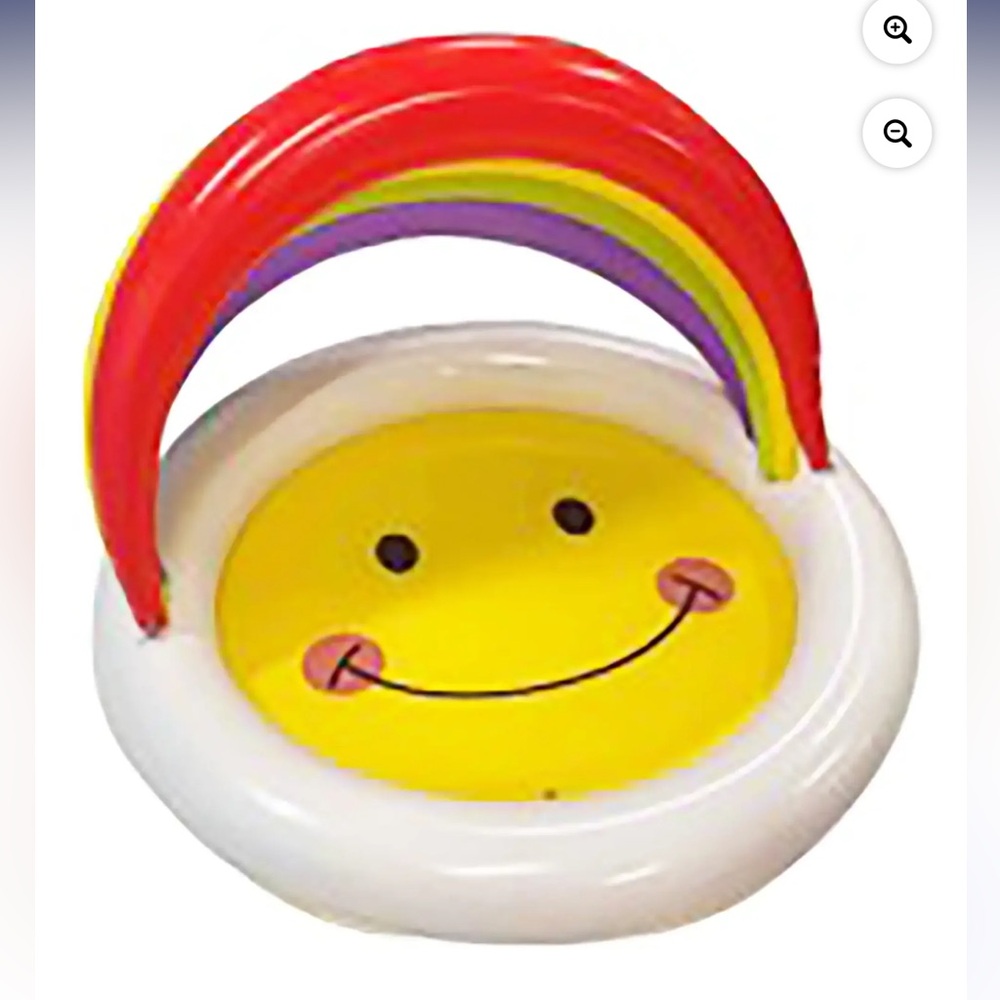 Bluescape Rainbow Shade Inflated Pool age 2+ wide 4FT